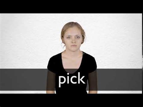 pick traducción|Traducción pick al Español .